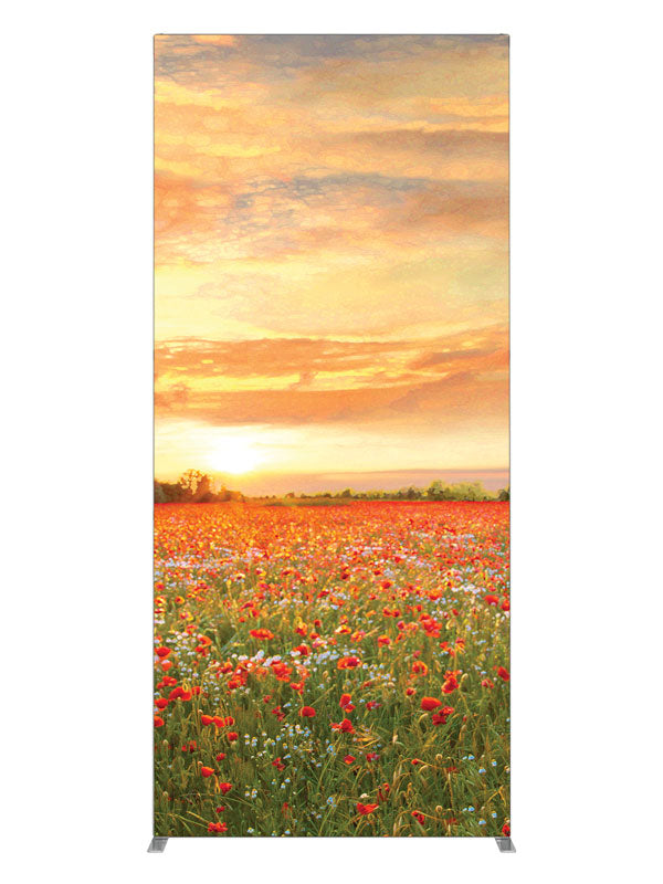 Poppies, photography backdrop panel for Denny StudioEdge silicone edge frame, 3 ft