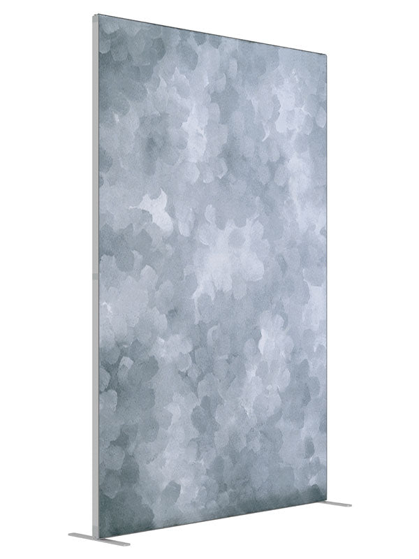 Portafina shown at an angled view, photography backdrop panel for Denny StudioEdge silicone edge frame, 5 ft