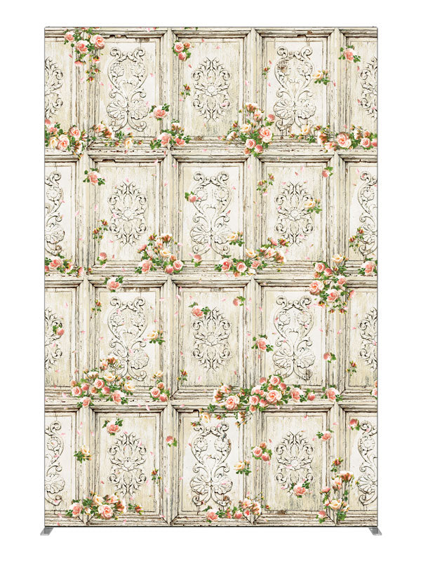 Precious Moments Ivory, photography backdrop panel for Denny StudioEdge silicone edge frame, 5 ft