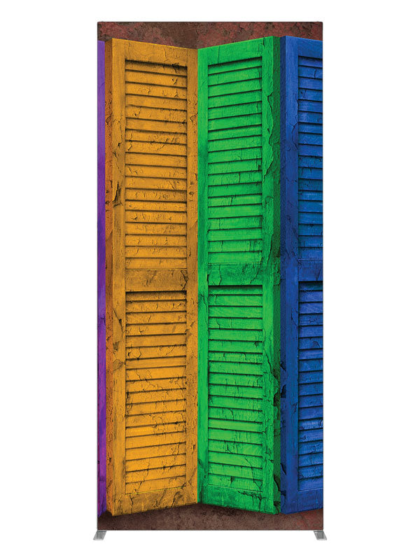 Primary Shutters, photography backdrop panel for Denny StudioEdge silicone edge frame, 3 ft