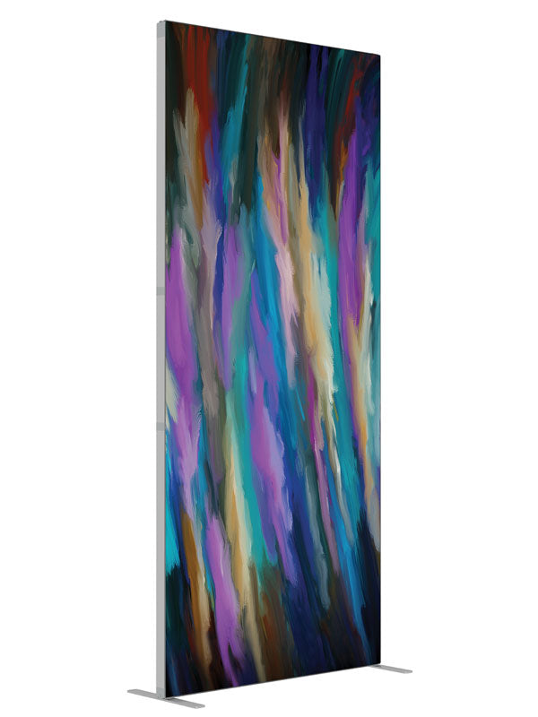 Purple Rain shown at an angled view, photography backdrop panel for Denny StudioEdge silicone edge frame, 3 ft