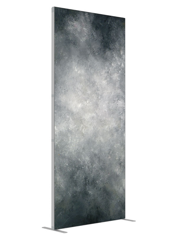 Quarry Mix shown at an angled view, photography backdrop panel for Denny StudioEdge silicone edge frame, 3 ft