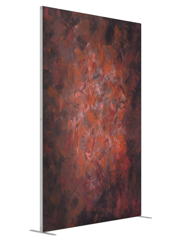 Radiant shown at an angled view, photography backdrop panel for Denny StudioEdge silicone edge frame, 5 ft