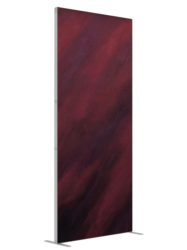 Rain Fire shown at an angled view, photography backdrop panel for Denny StudioEdge silicone edge frame, 3 ft