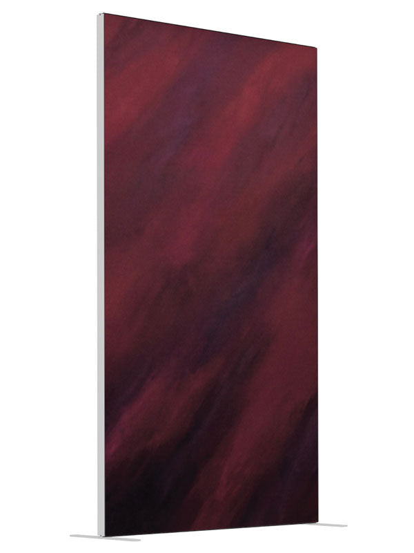 Rain Fire shown at an angled view, photography backdrop panel for Denny StudioEdge silicone edge frame, 4 ft