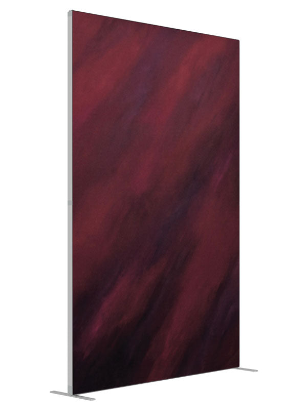 Rain Fire shown at an angled view, photography backdrop panel for Denny StudioEdge silicone edge frame, 5 ft