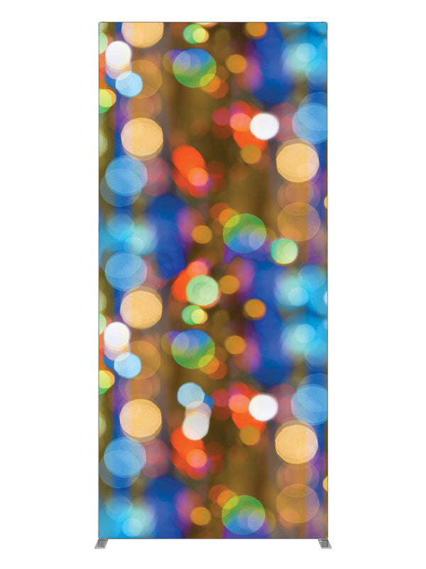 Rainbow Bokeh, photography backdrop panel for Denny StudioEdge silicone edge frame, 3 ft