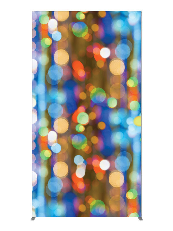 Rainbow Bokeh, photography backdrop panel for Denny StudioEdge silicone edge frame, 4 ft