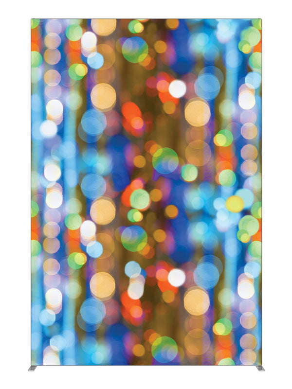 Rainbow Bokeh, photography backdrop panel for Denny StudioEdge silicone edge frame, 5 ft