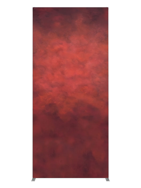 Red Apple, photography backdrop panel for Denny StudioEdge silicone edge frame, 3 ft