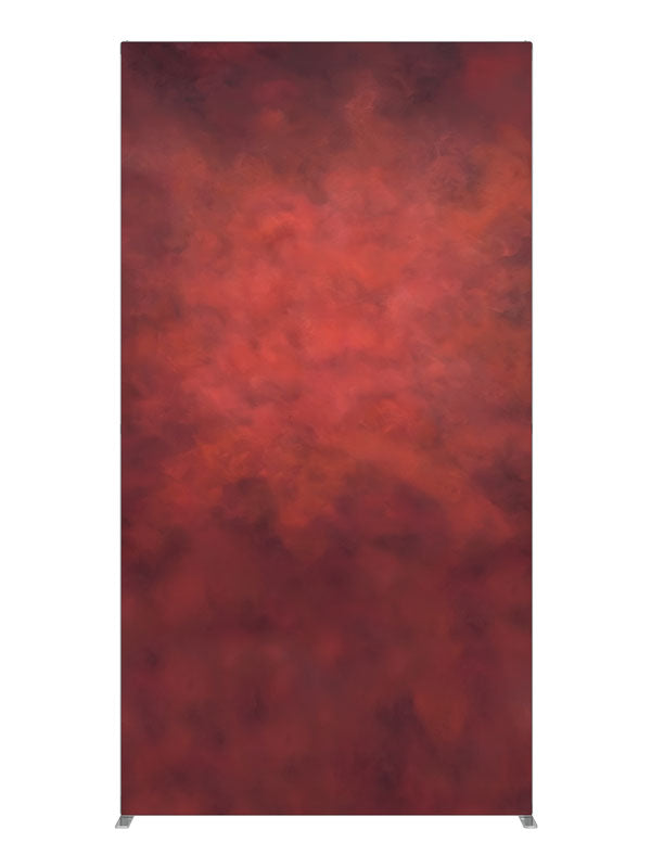Red Apple, photography backdrop panel for Denny StudioEdge silicone edge frame, 4 ft