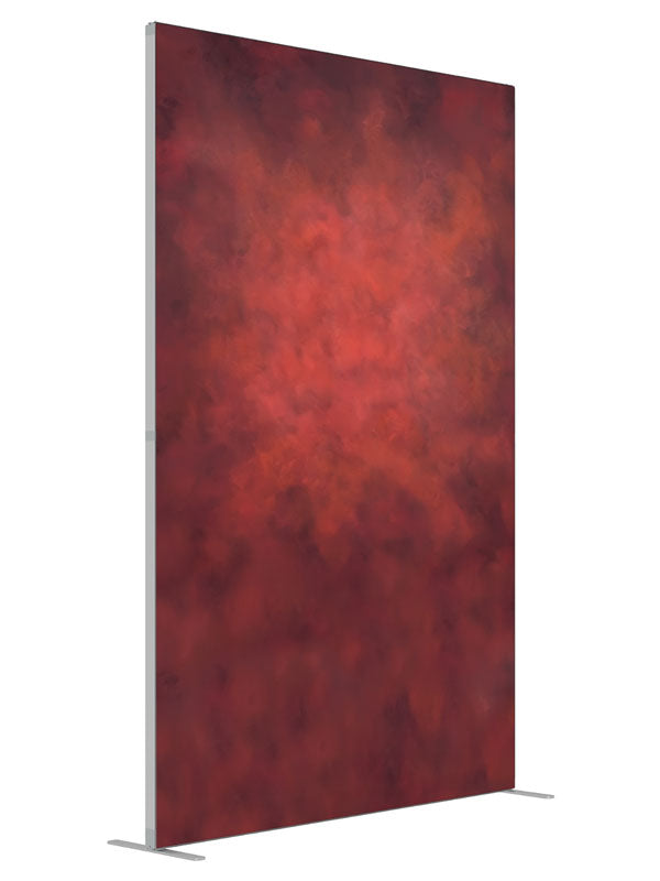 Red Apple shown at an angled view, photography backdrop panel for Denny StudioEdge silicone edge frame, 5 ft