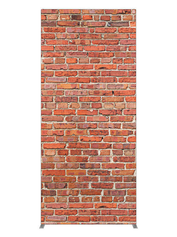 Red Brick, photography backdrop panel for Denny StudioEdge silicone edge frame, 3 ft