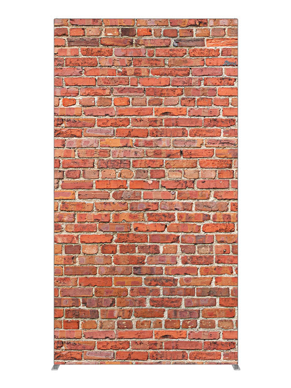 Red Brick, photography backdrop panel for Denny StudioEdge silicone edge frame, 4 ft