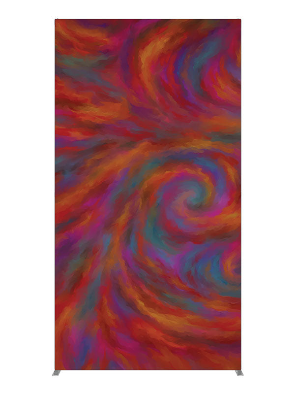 Red purple swirl, photography backdrop panel for Denny StudioEdge silicone edge frame, 4 ft