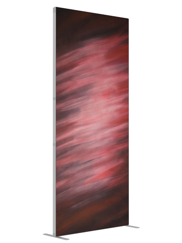 Red Shadow shown at an angled view, photography backdrop panel for Denny StudioEdge silicone edge frame, 3 ft