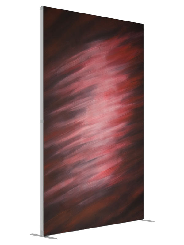 Red Shadow shown at an angled view, photography backdrop panel for Denny StudioEdge silicone edge frame, 5 ft