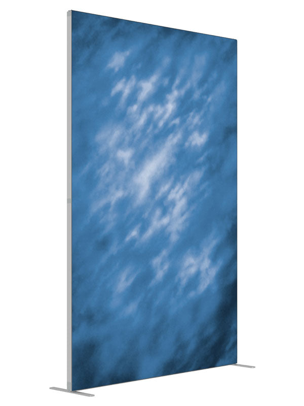 Reflection shown at an angled view, photography backdrop panel for Denny StudioEdge silicone edge frame, 5 ft