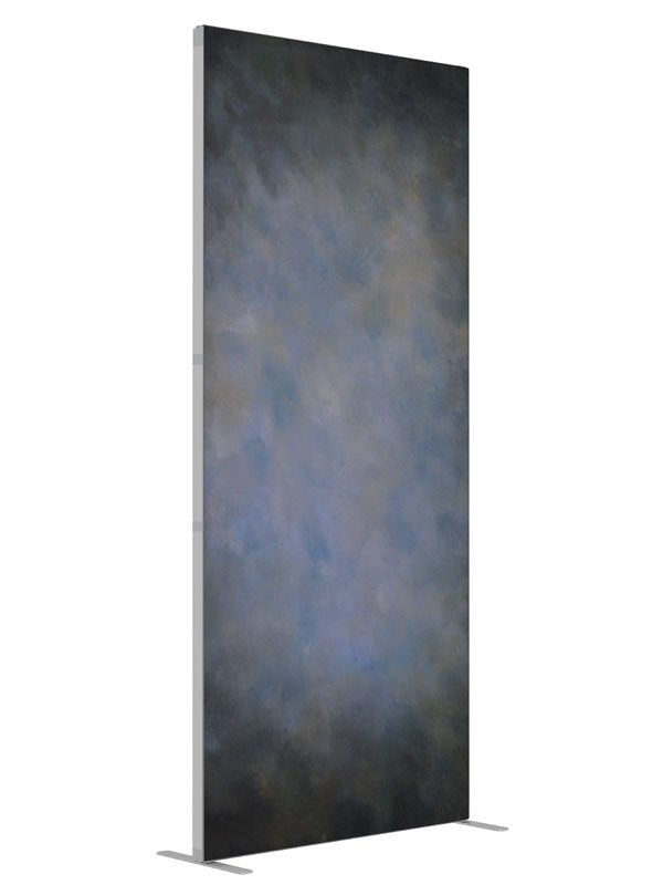 Renoir Dusk shown at an angled view, photography backdrop panel for Denny StudioEdge silicone edge frame, 3 ft