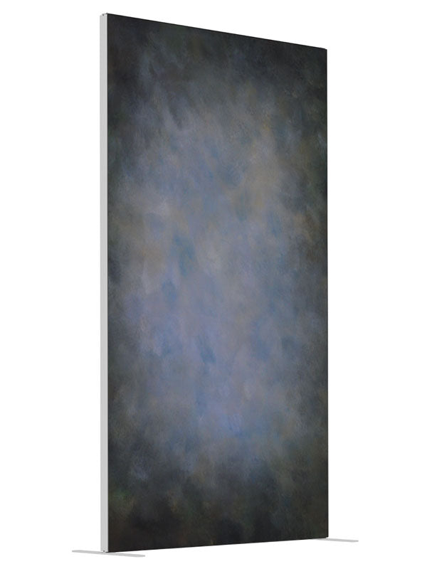 Renoir Dusk shown at an angled view, photography backdrop panel for Denny StudioEdge silicone edge frame, 4 ft