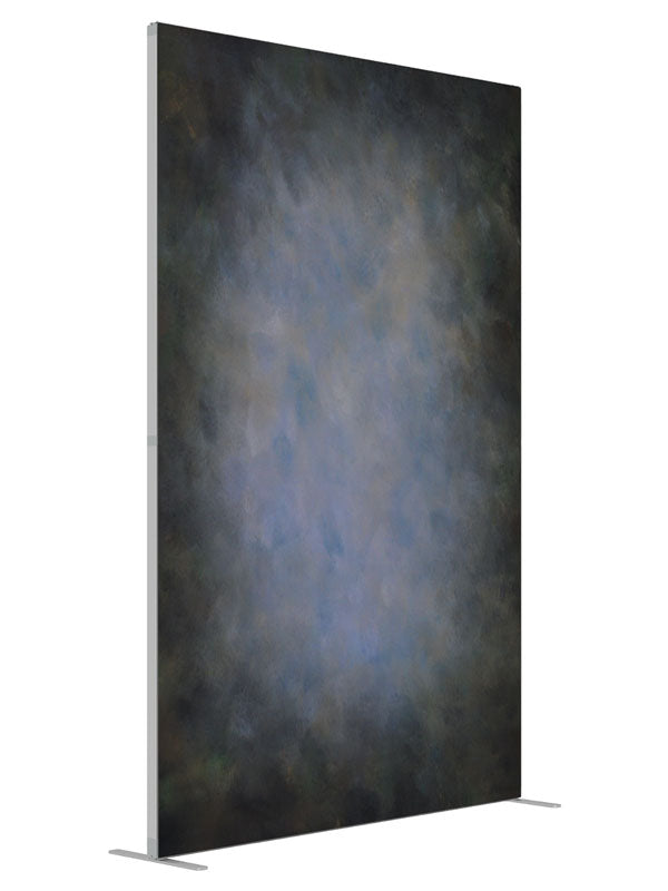 Renoir Dusk shown at an angled view, photography backdrop panel for Denny StudioEdge silicone edge frame, 5 ft