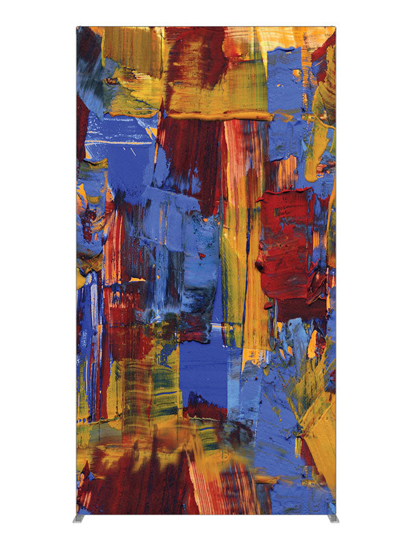 Restless Bold Cubist Abstract, photography backdrop panel for Denny StudioEdge silicone edge frame, 4 ft