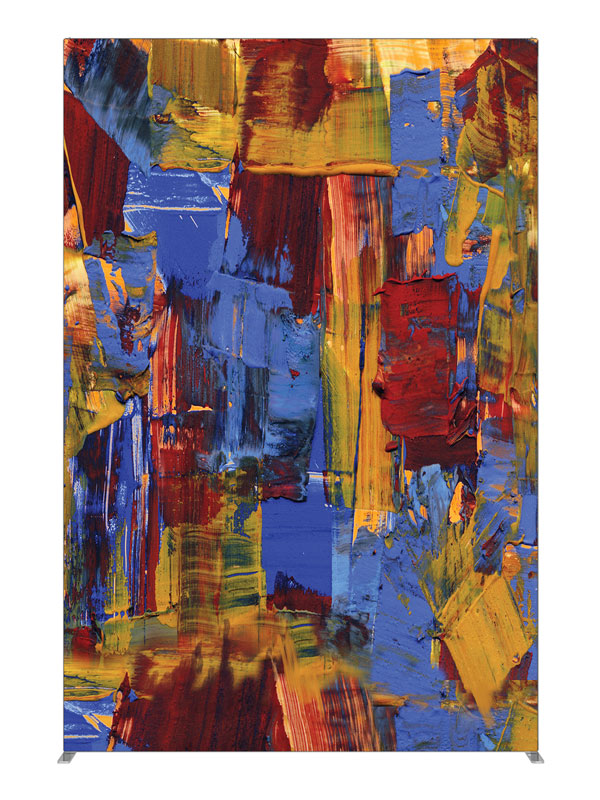 Restless Bold Cubist Abstract, photography backdrop panel for Denny StudioEdge silicone edge frame, 5 ft