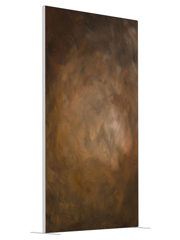 Rich warm neutral hand painted style printed backdrop angled 4ft - Denny StudioEdge SEOM-2459