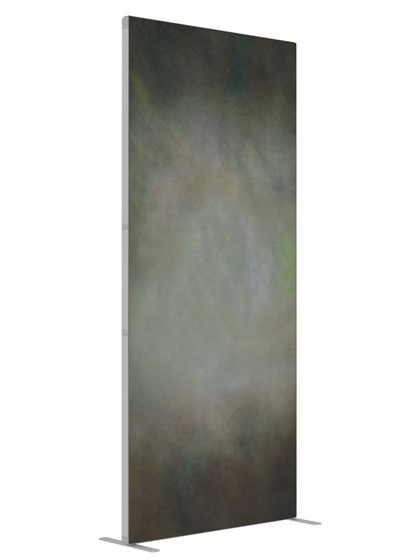 River Glow shown at an angled view, photography backdrop panel for Denny StudioEdge silicone edge frame, 3 ft