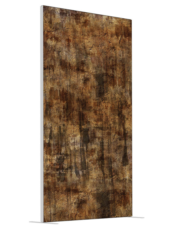 Roasted shown at an angled view, photography backdrop panel for Denny StudioEdge silicone edge frame, 4 ft