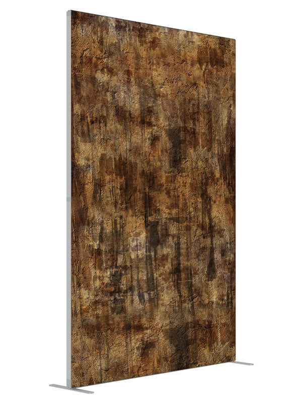Roasted shown at an angled view, photography backdrop panel for Denny StudioEdge silicone edge frame, 5 ft