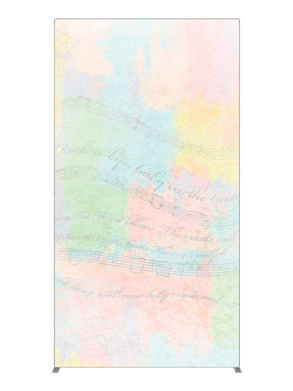 Rock-a-bye Baby Soft Pastel Abstract, photography backdrop panel for Denny StudioEdge silicone edge frame, 4 ft