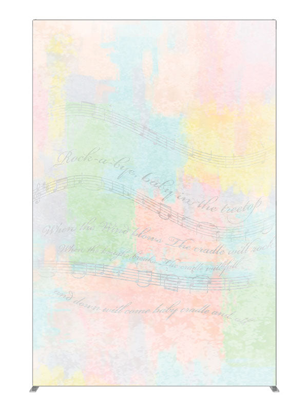 Rock-a-bye Baby Soft Pastel Abstract, photography backdrop panel for Denny StudioEdge silicone edge frame, 5 ft