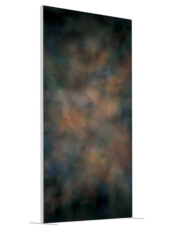 Russet shown at an angled view, photography backdrop panel for Denny StudioEdge silicone edge frame, 4 ft