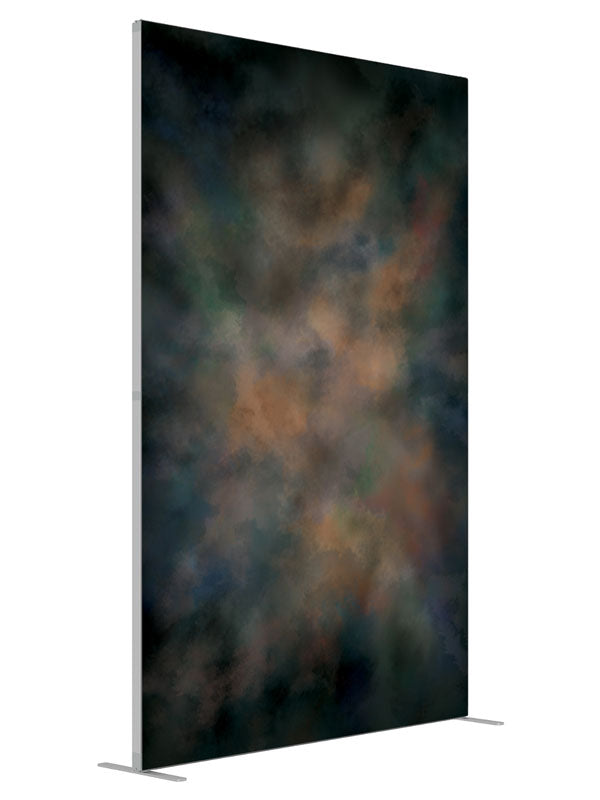 Russet shown at an angled view, photography backdrop panel for Denny StudioEdge silicone edge frame, 5 ft