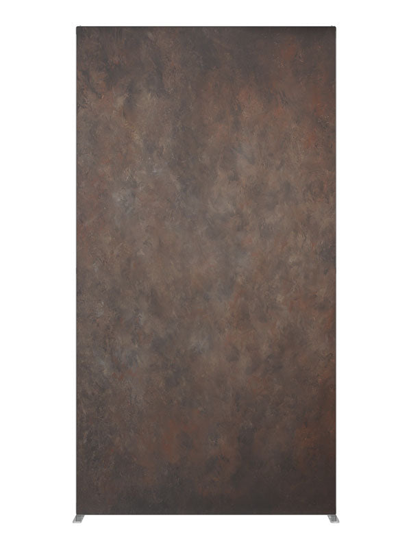 Rust Saddle Brown, photography backdrop panel for Denny StudioEdge silicone edge frame, 4 ft