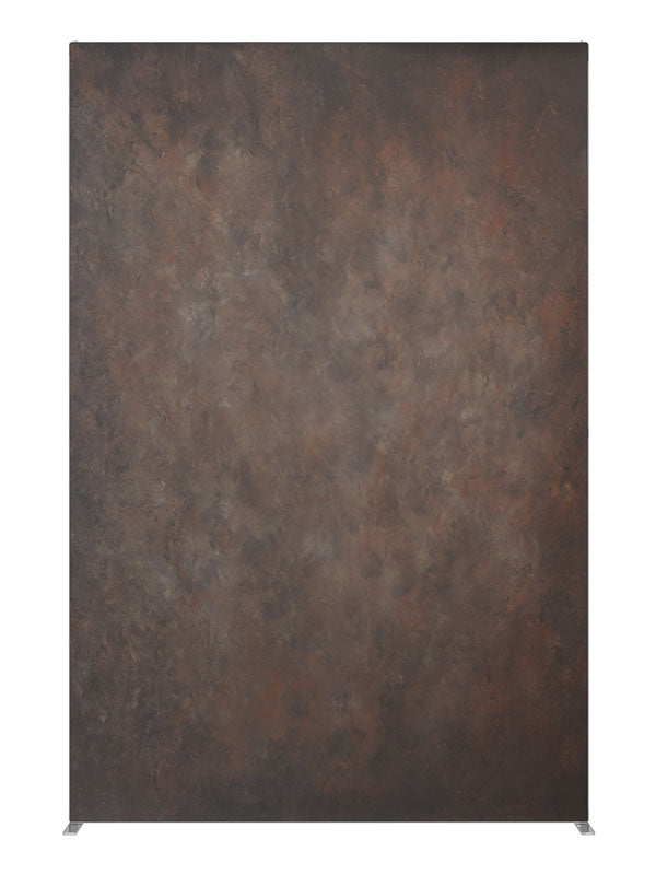 Rust Saddle Brown, photography backdrop panel for Denny StudioEdge silicone edge frame, 5 ft