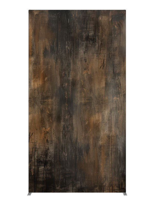 Rustic Brown Elegance, photography backdrop panel for Denny StudioEdge silicone edge frame, 4 ft