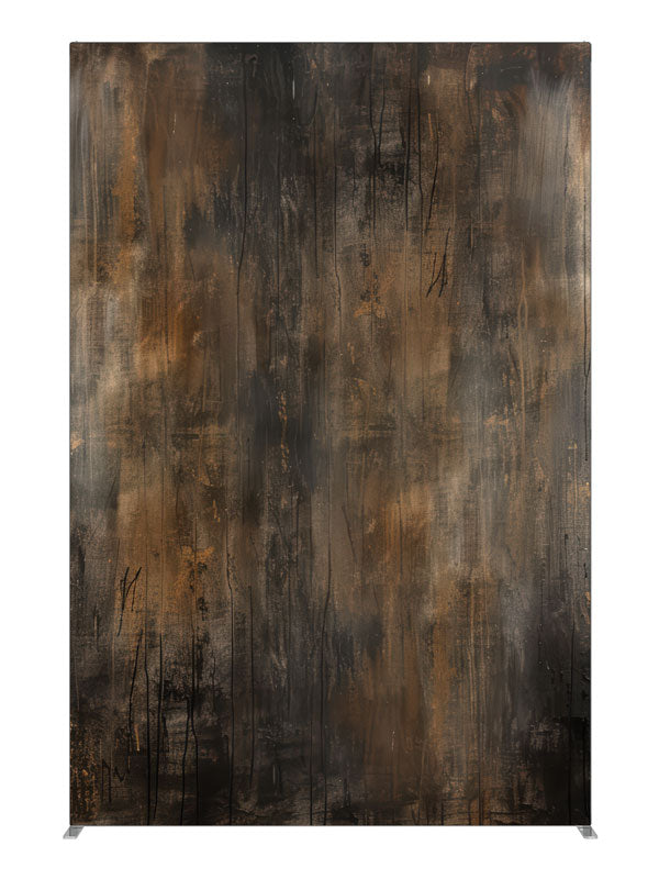 Rustic Brown Elegance, photography backdrop panel for Denny StudioEdge silicone edge frame, 5 ft