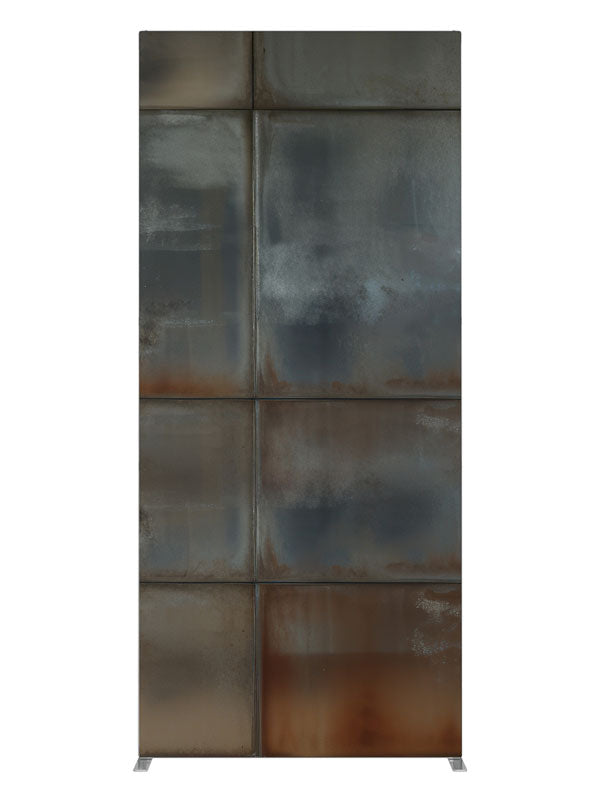 Rustic Industrial Metal Panels, photography backdrop panel for Denny StudioEdge silicone edge frame, 3 ft