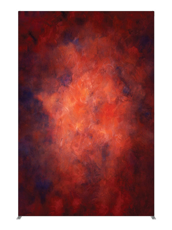 Rustic Scarlet, photography backdrop panel for Denny StudioEdge silicone edge frame, 5 ft