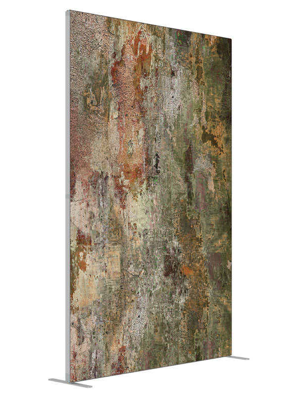 Rustique shown at an angled view, photography backdrop panel for Denny StudioEdge silicone edge frame, 5 ft