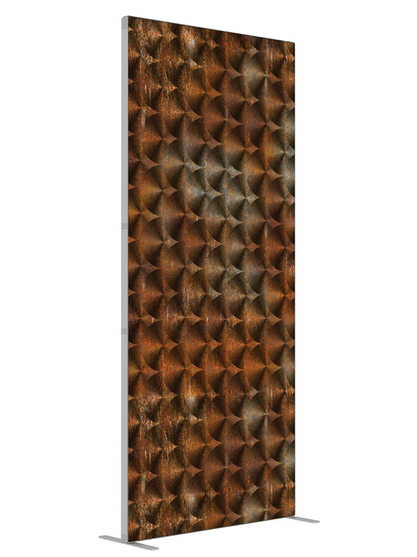 Rusty Scales shown at an angled view, photography backdrop panel for Denny StudioEdge silicone edge frame, 3 ft