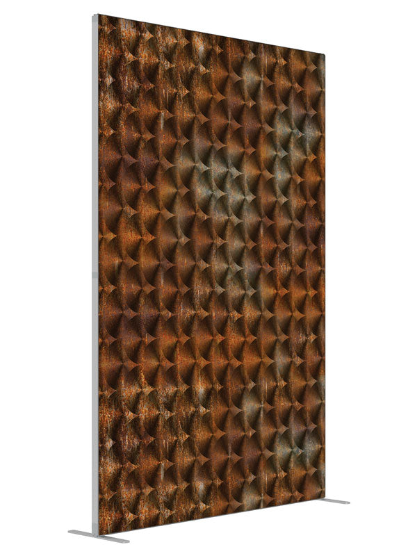Rusty Scales shown at an angled view, photography backdrop panel for Denny StudioEdge silicone edge frame, 5 ft