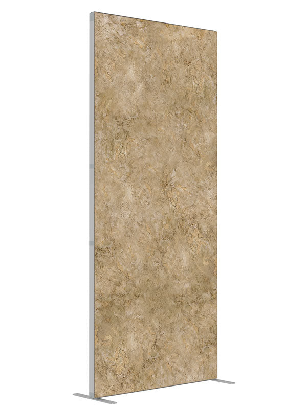 Sandstorm shown at an angled view, photography backdrop panel for Denny StudioEdge silicone edge frame, 3 ft