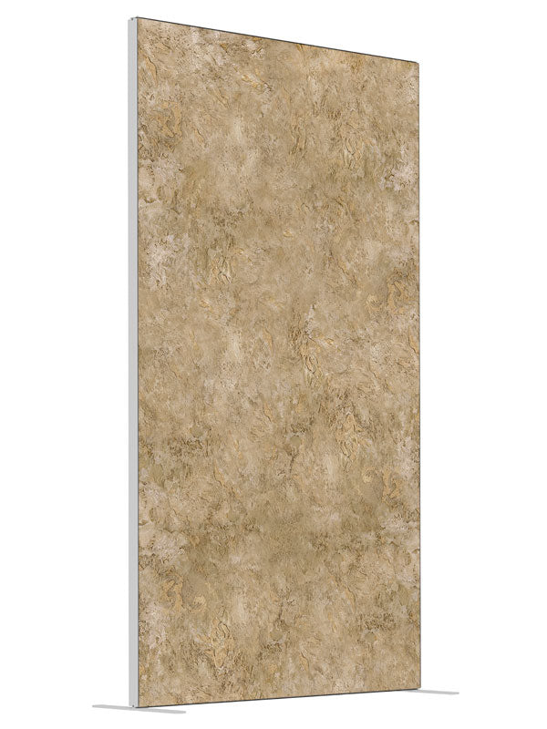 Sandstorm shown at an angled view, photography backdrop panel for Denny StudioEdge silicone edge frame, 4 ft
