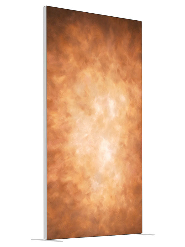 Sanzio shown at an angled view, photography backdrop panel for Denny StudioEdge silicone edge frame, 4 ft