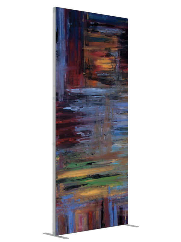 Scratchy shown at an angled view, photography backdrop panel for Denny StudioEdge silicone edge frame, 3 ft