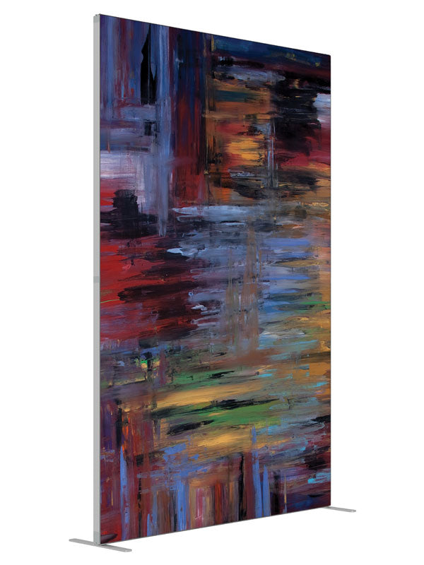 Scratchy shown at an angled view, photography backdrop panel for Denny StudioEdge silicone edge frame, 5 ft