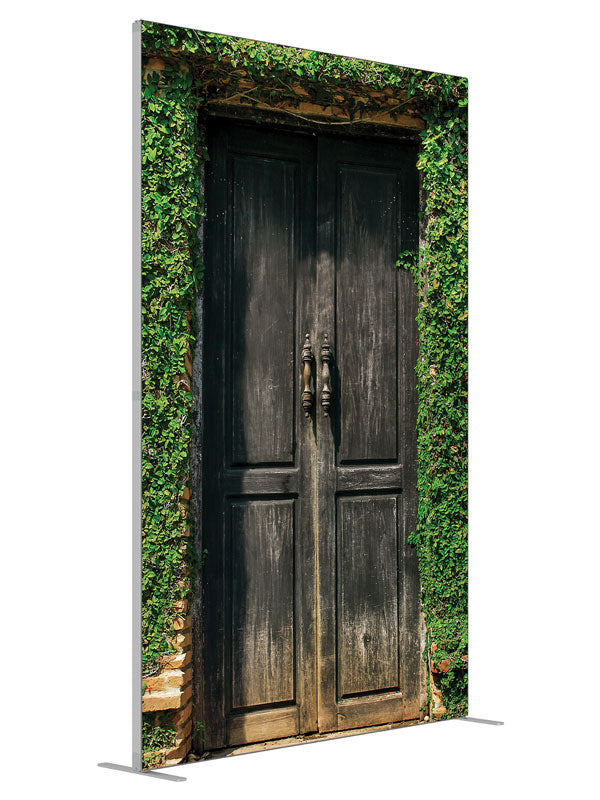 Secret Garden shown at an angled view, photography backdrop panel for Denny StudioEdge silicone edge frame, 5 ft
